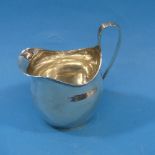A George III silver Cream Jug, by Francis Parsons & Joseph Goss (Exeter) duty mark and lion