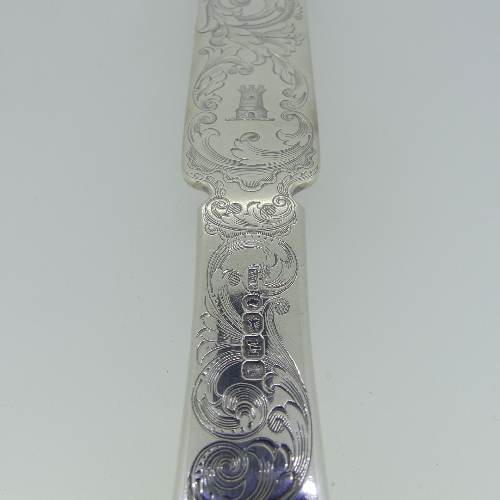 A Victorian silver Page Turner, by William Pope (Plymouth), hallmarked Exeter, 1853, both sides of - Image 8 of 8