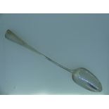 A George III West Country silver Serving Spoon, hallmarked Exeter, 1809, makers mark unclear but