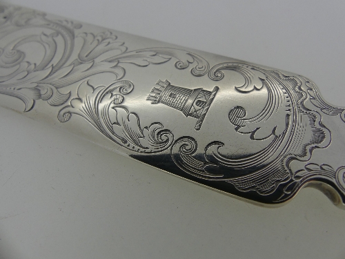 A Victorian silver Page Turner, by William Pope (Plymouth), hallmarked Exeter, 1853, both sides of - Image 4 of 8