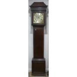 Will'm Glover, Worcester, a mahogany 8-day longcase clock with two-weight movement striking on a