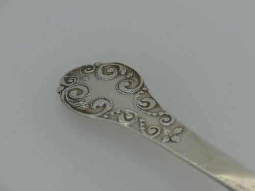 A William and Mary West Country silver lace back Trefid Spoon, by John Murch, Plymouth, makers - Image 8 of 11