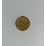 A George V gold half Sovereign, dated 1913.