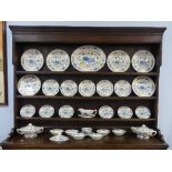 A Masons Ironstone 'Regency' pattern part Dinner Service, comprising six Dinner Plates, five Dessert