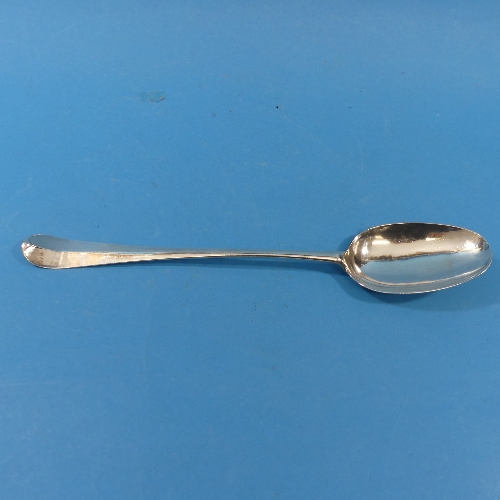 A George I West Country silver Basting Spoon, with makers mark only at base of stem for Zacariah