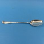 A George I West Country silver Basting Spoon, with makers mark only at base of stem for Zacariah