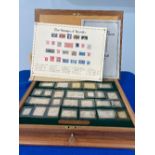 'The Stamps of Royalty'; A cased set of twenty five silver Replica 'Stamps', limited edition no.