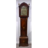 William Bilbie, Chew Stoke, a mahogany and inlaid 8-day chiming Longcase Clock, the three-weight
