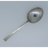 A Commonwealth period West Country silver Puritan Spoon, Exeter town mark only in bowl, circa