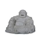 A CHINESE BLANC-DE-CHINE FIGURE OF BUDAI HESHANG.