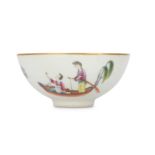 A CHINESE FAMILLE ROSE 'IMMORTAL MAIDENS' BOWL.