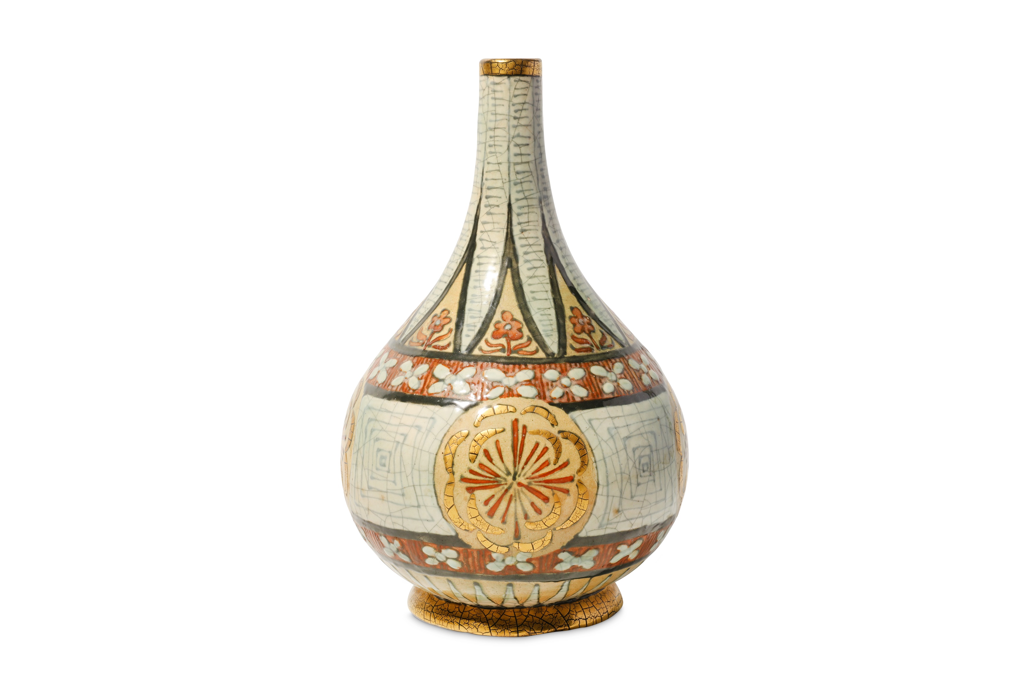 ANDRE METTHEY (FRENCH 1871 - 1920) A CERAMIC BOTTLE VASE CIRCA 1910 - Image 3 of 3