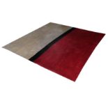 UNKNOWN: A CONTEMPORARY HAND TUFTED WOOL RUG WITH VELOUR PILE,