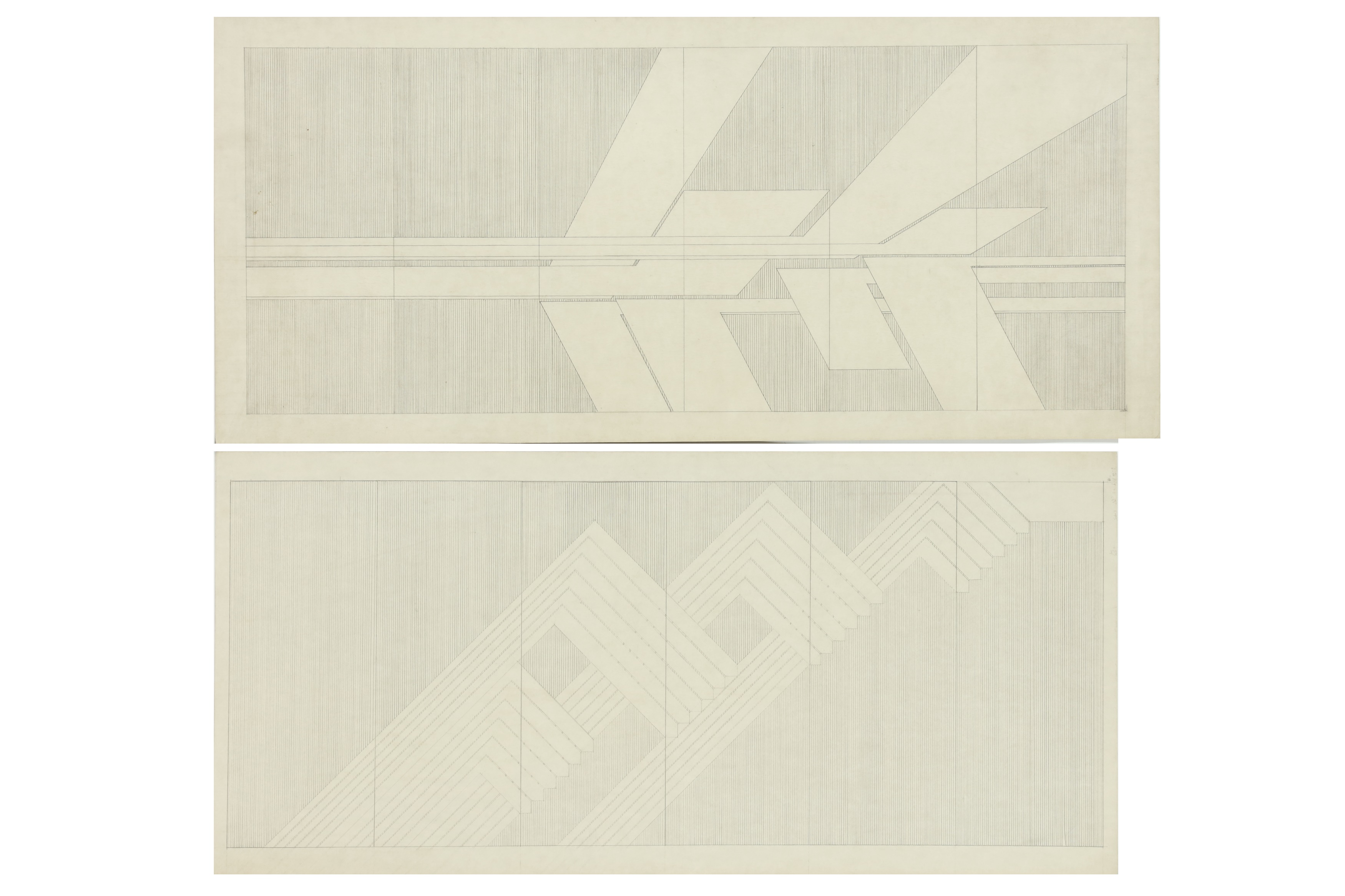ABSTRACT GEOMETRIC DESIGNS MID 20TH CENTURY - Image 4 of 4