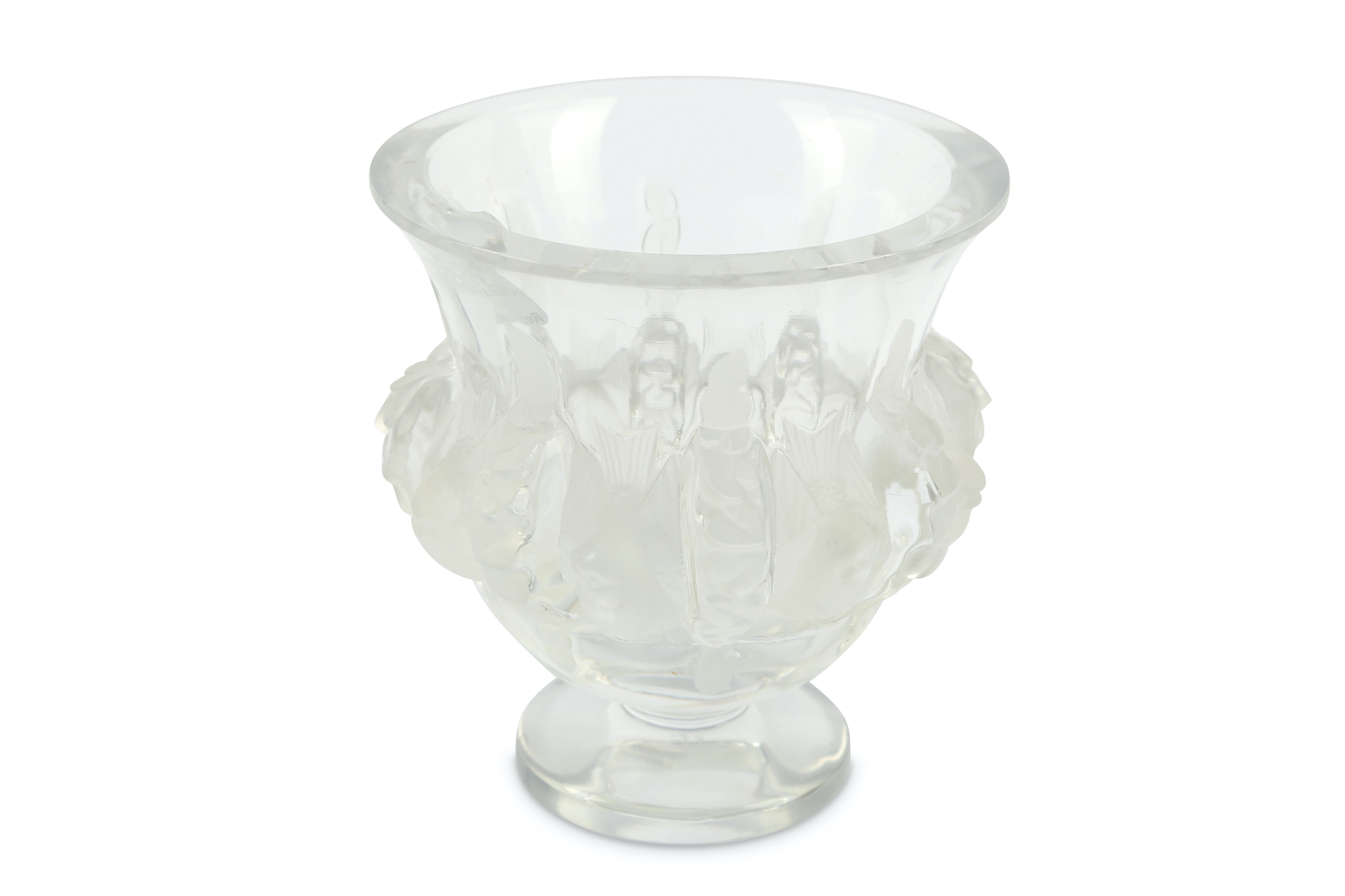 LALIQUE, FRANCE, A DAMPIERRE VASE, CIRCA 1940s - Image 2 of 3