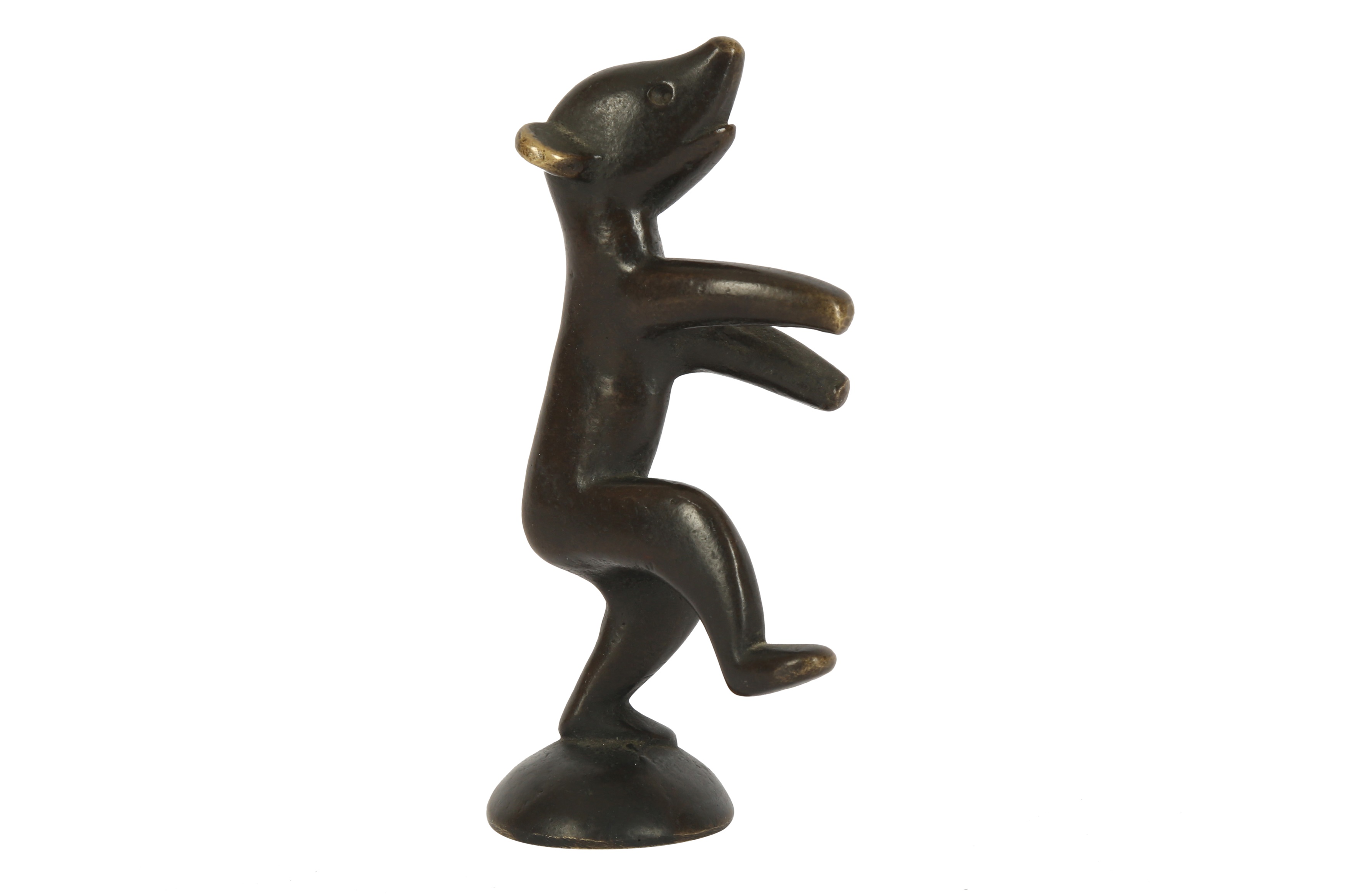 A BRONZE MODEL OF A DANCING BEAR, IN THE STYLE OF HAGENAUER, - Image 2 of 2