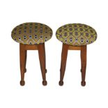 UNKNOWN: A PAIR OF CONTINENTAL STOOLS, CIRCA LATE 20TH CENTURY,