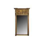 A REGENCY GILT PIER MIRROR, EARLY 19TH CENTURY