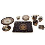 A COLLECTION OF SEVRES STYLE PORCELAIN ITEMS, PROBABLY 20TH CENTURY,
