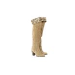 DIOR BEIGE COWBOY BOOTS - SIZE 36.5