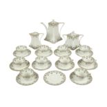 A ART DECO STYLE LIMOGES LANTERNIER & CO TEA SET