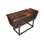 AN ELM DOUGH BIN, 19TH CENTURY,