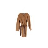 ERMANNO SCERVINO CAMEL COAT - SIZE 44