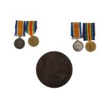 A BRITISH WAR MEDAL AND A GREAT WAR MEDAL