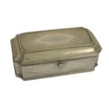 A LARGE PANDAN LIDDED BOX