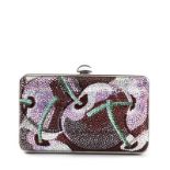 JUDITH LIEBER CRYSTAL CHERRY MINIAUDIERE BAG,