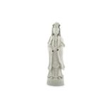 A CHINESE BLANC-DE-CHINE FIGURE OF GUANYIN, QING DYNASTY