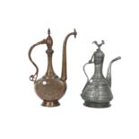 TWO WATER EWERS (AFTABA), 19TH CENTURY AND LATER