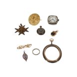 A COLLECTION OF JEWELLERY, COSTUME JEWELLERY AND WATCHES