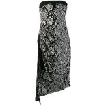 Roberto Fabris Snakeskin Print Dress