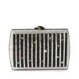 JUDITH LIEBER CRYSTAL MINIAUDIERE CLUTCH