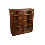 A VICTORIAN AESTHETIC MOVEMENT MAHOGANY BOOKCASE TOP