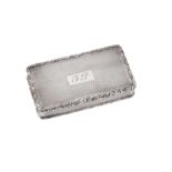 A William IV sterling silver snuff box, Birmingham 1836 by William Phillips (reg. Jan 1832)