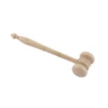 A late 19th / early 20th century ivory gavel, circa 1900