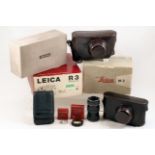 Empty Leica & Contax Boxes & Leitz Cases etc.