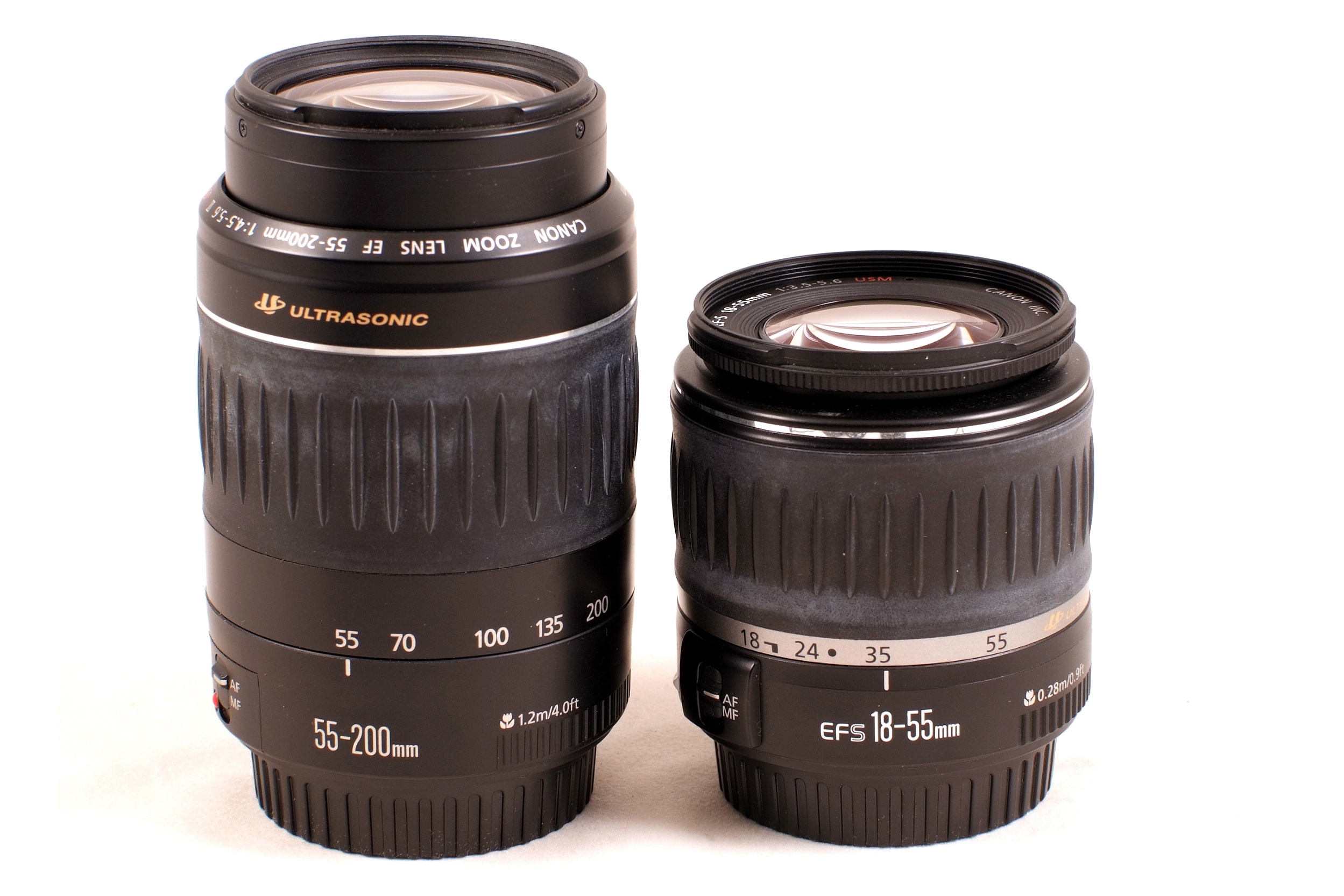 Canon 18-55mm & 55-200mm AF Lenses. - Image 2 of 2