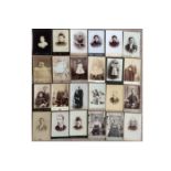 Cabinet Cards, Women, Men and Family pictures, c.1847-1911