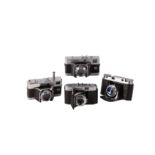 A Selection of Folding Voigtlander Folding Cameras