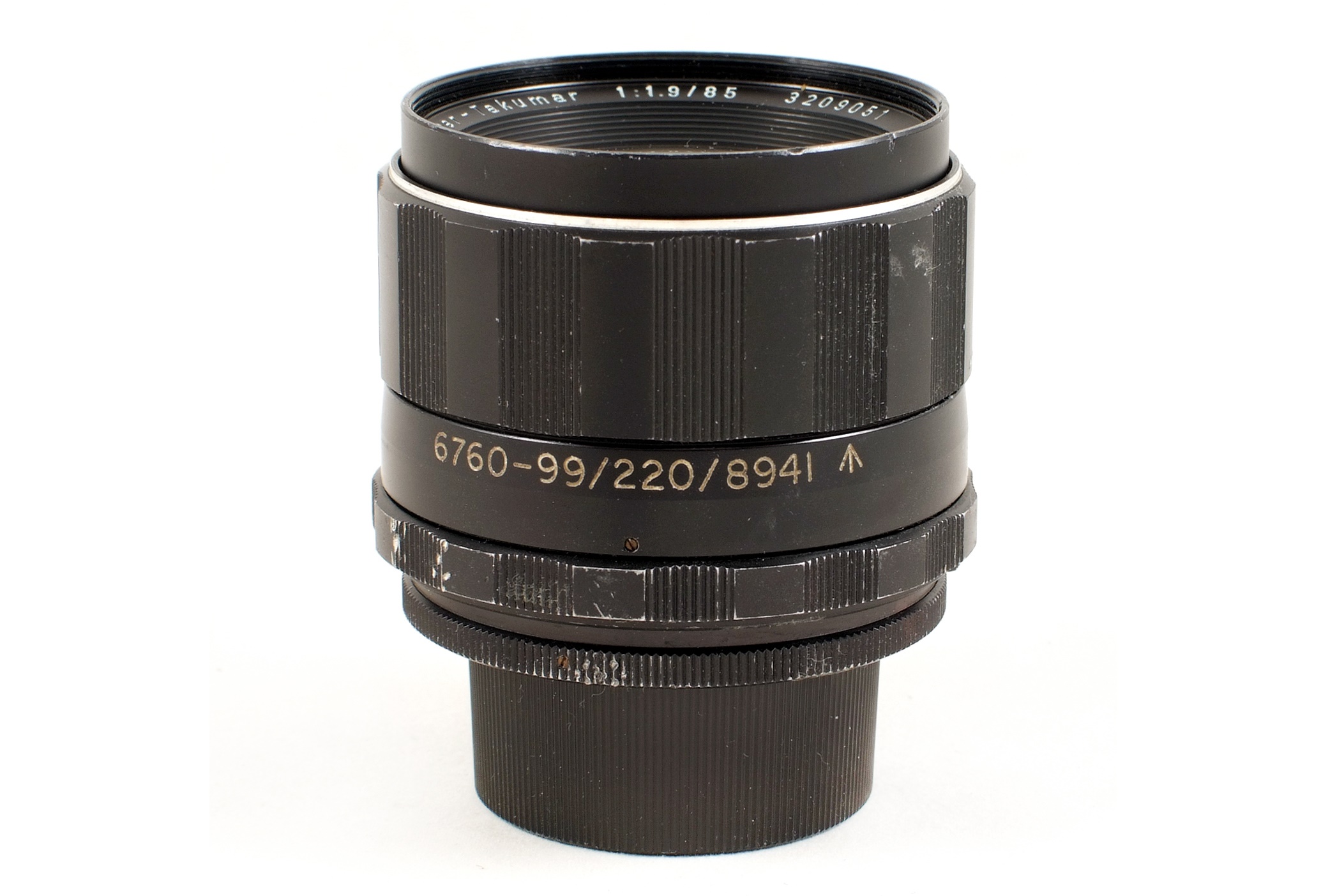 Ex-W.D. Asahi Optical 85mm f1.9 Super Takumar Lens, For SPARES or REPAIR. - Image 2 of 4