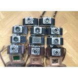 A Bunch of Agfa Karat Cameras.