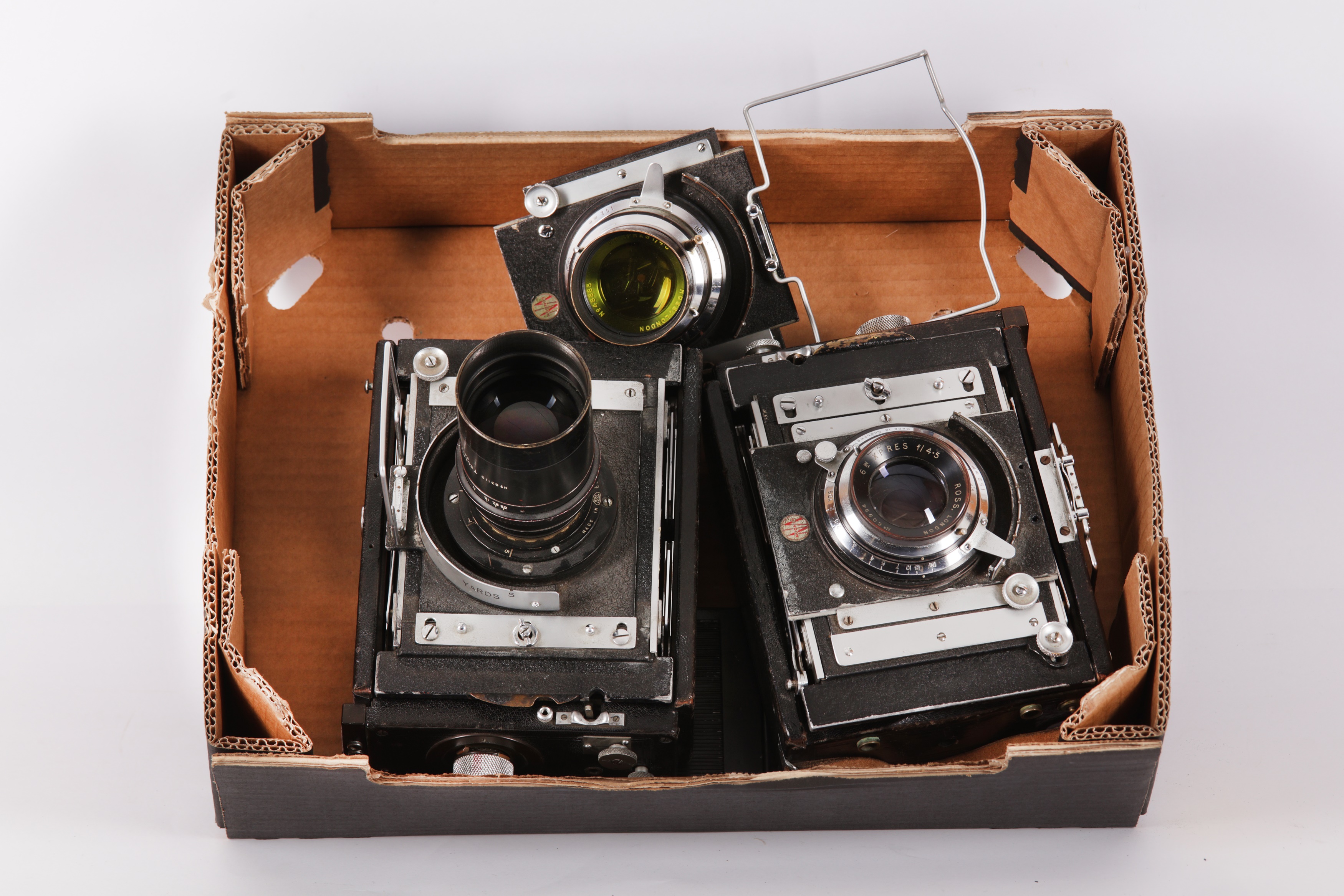 A Pair of Van Neck Strut Folding 5x4 Press Camera - Image 2 of 2