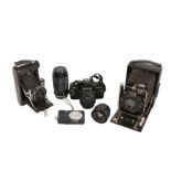 A Zeiss Ikon Ideal 250/17 Folding Camera