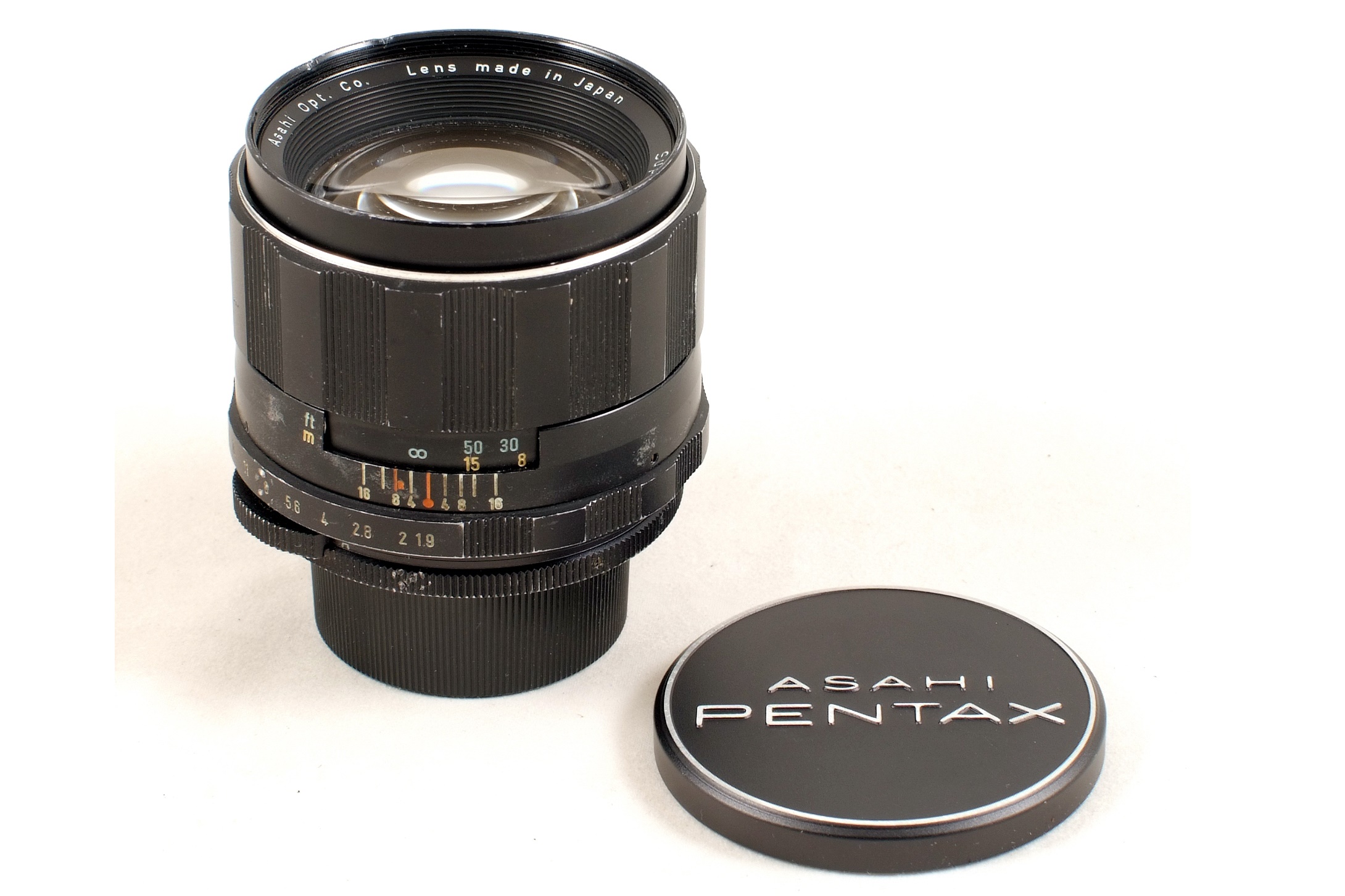 Ex-W.D. Asahi Optical 85mm f1.9 Super Takumar Lens, For SPARES or REPAIR.