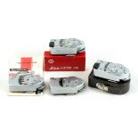 Group of Leica MR & MC Exposure Meters.