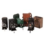 A Selection of Early 20th Century Folding Cameras