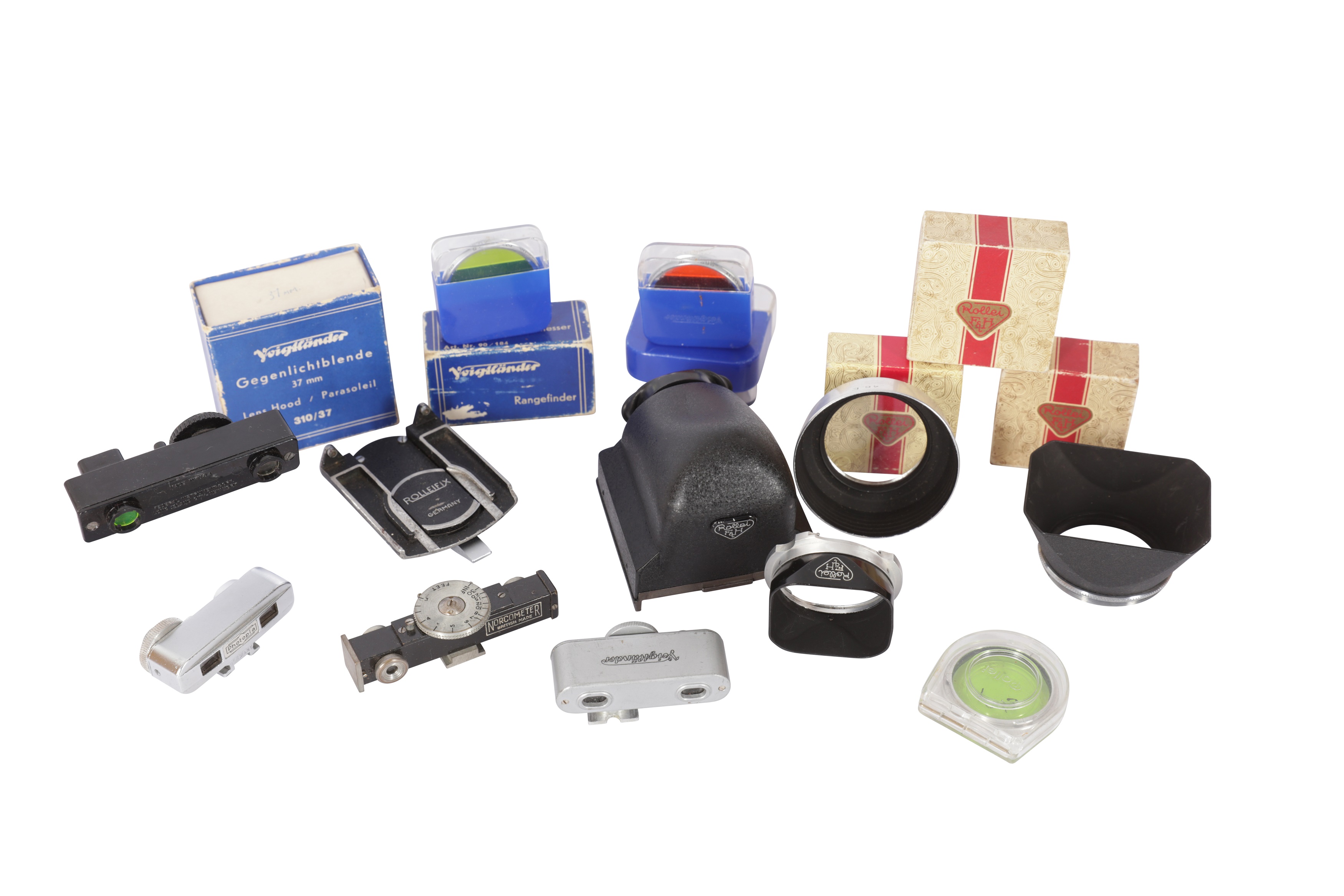 A Selection of Rolleiflex & Voigtlander Accessories